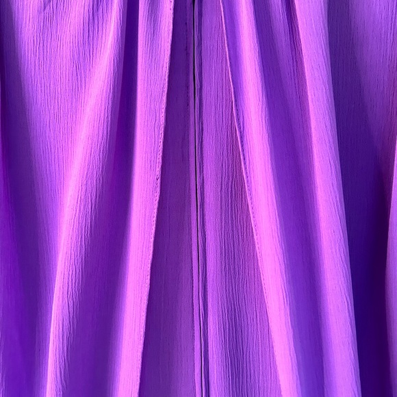 VTG Amazing 80s Lavender Pantsuit with Bling accents. By Nightworks Size 26w. - Picture 8 of 12